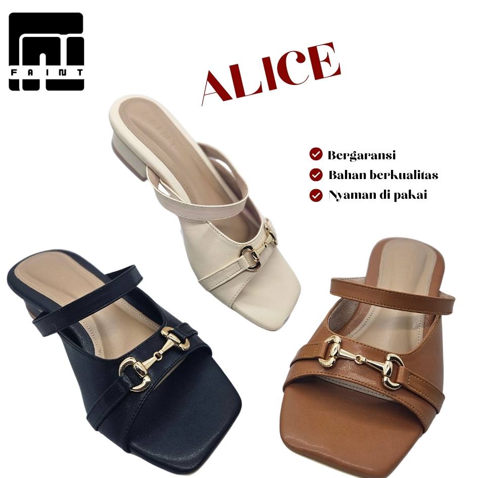 ALICE SANDAL WANITA HEELS 3CM