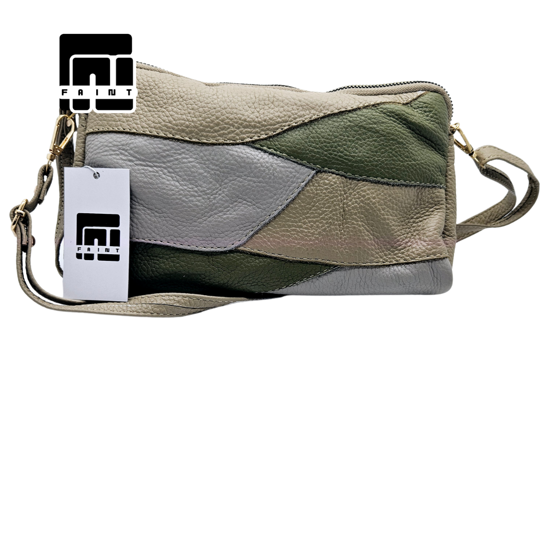 FAINT TAS PERCA KOMBINASI SELEMPANG WANITA KULIT SAPI 100% ASLI 4